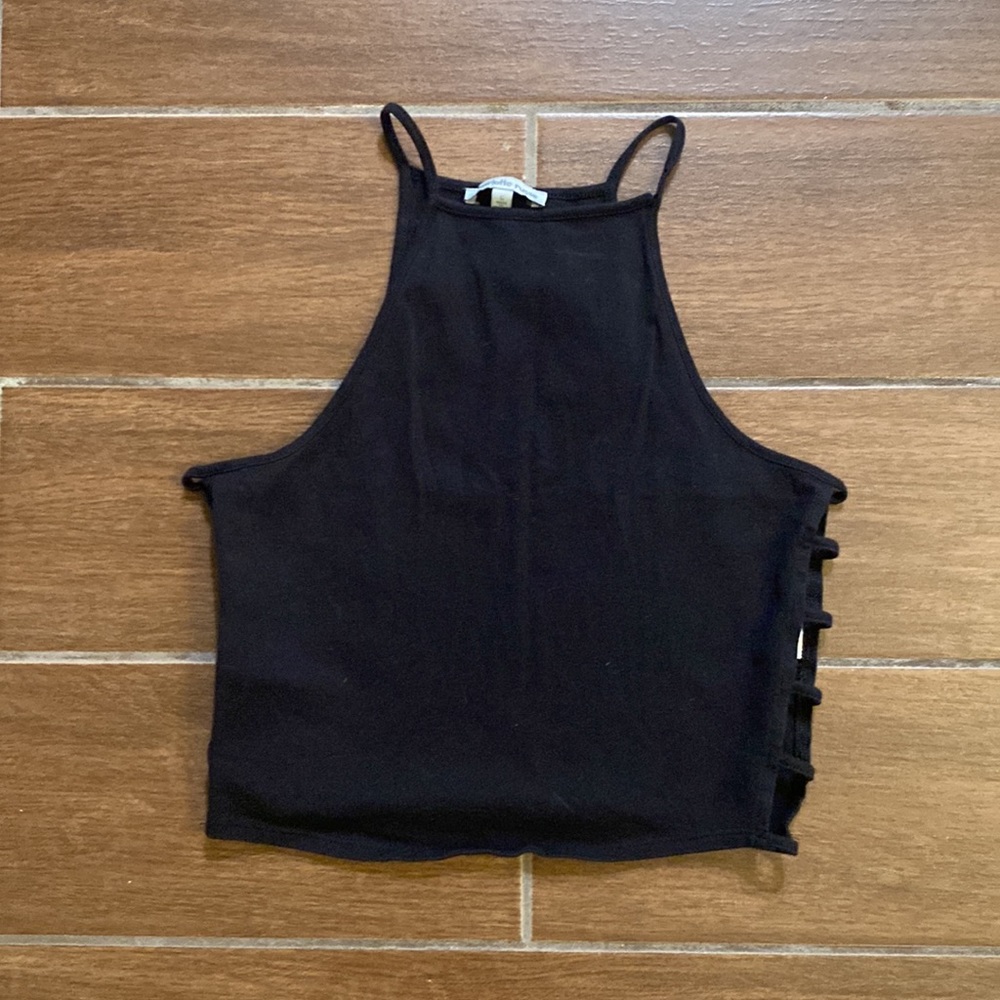 Charlotte Russe Black Crop Top